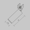Уличный трековый светильник Maytoni Focus Led Elasity IP O-TR01-1-S-8WW3K