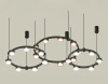 Комплект подвесного светильника Ambrella Light Techno Ring XR92092100 (A9209x3, C9242, C9238, C9232, N8126, N8118)
