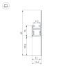 Профиль Arlight ARH-PLINTUS-FANTOM-2000 WHITE 034983