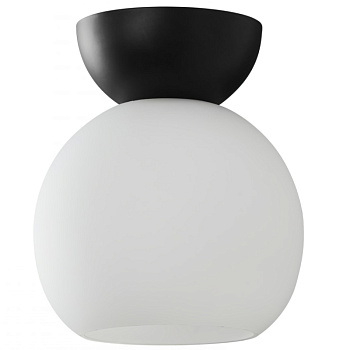 Потолочный светильник iLamp Mono C6079-1 BK+WH