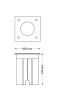 Грунтовый светильник Italline IT8310