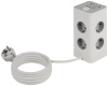 Сетевой фильтр ЭРА TWR-8es-1,5m-4USB-W башня с защитой заземлением с выключателем 8 розеток+4xUSBA+C 1,5м 16А белый Б0069071