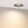 Встраиваемый светильник Arlight MS-BREEZE-BUILT-R104-12W Warm3000 (BK, 85 deg, 230V) (IP20 Металл) 036621(1)
