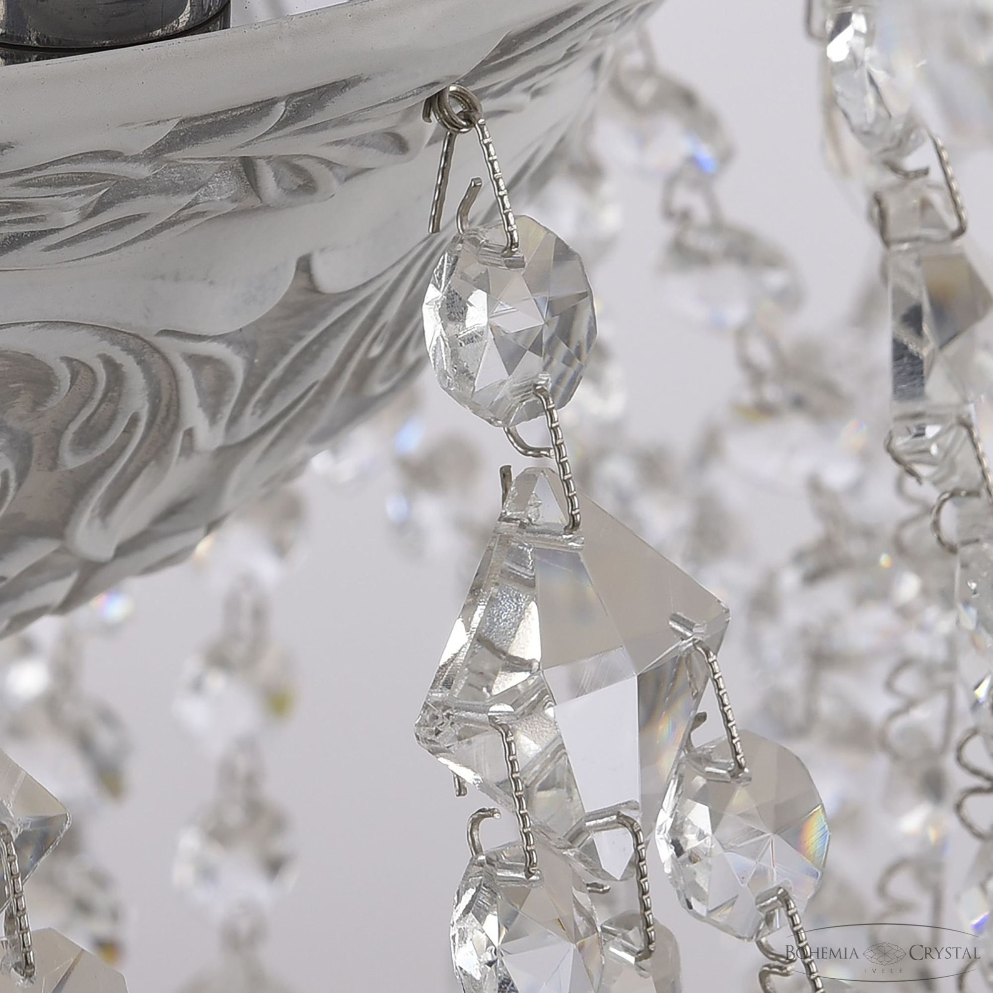 Подвесная люстра Bohemia Ivele Crystal AL16309/12/300 WMN