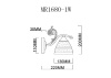Бра MyFar Nile MR1680-1W