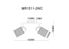Спот MyFar Cathy MR1511-2WC