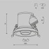 Встраиваемый светильник Maytoni Technical Focus LED mini DL127-8W4K-W
