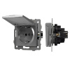 Механизм розетки влагозащищённый Arlight SCT-MCP-PL-GR-V (250V, 16A) 049836