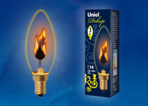 Лампа накаливания (UL-00000479) Uniel E27 60W золотистый IL-V-G95-60/GOLDEN/E27 VW01