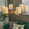 Люстра на штанге ImperiumLoft Stavra Jorgenson White/Light Wood 203575-26
