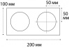 Рамка Italline M01-1020 white