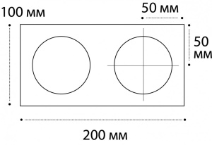 Рамка для светильника Italline SP 02 black