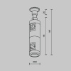 Крепление настенное двойное Maytoni Flarity TRA155CW-D1-B