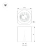Накладной светильник Arlight SP-ACENTO-S95x95-10W Day4000 (BK, 20-45 deg, 230V) 055750
