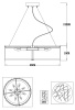 Подвесной светильник Arte Lamp Galatea A1222LM-8CC