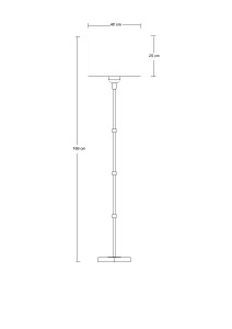 Торшер Arte Lamp Jamie A4090PN-1BK