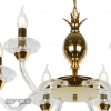 Подвесная люстра iLamp Flo YT2049-6 GD+Cear