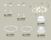 Комплект подвесного светильника Ambrella Light Techno Ring XR92211101 (A9221, A9226, C9241, C9236, N8140, N8112)