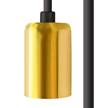 Патрон с кабелем Nowodvorski Cameleon Cable E27 Black/Brass 8666