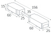 Коннектор гибкий угловой для магнитного шинопровода Italline IT09-9026 black