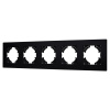 Рамка на 5 постов пластиковая Arlight FRM-PERIO-PL-5-BK 049763