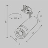 Трековый трехфазный светильник Maytoni Focus Zoom TR198-3-20W2.7K-Z-W