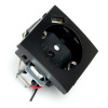 Розетка 1-местная с/з с защитной шторкой и USB Stekker Эрна PST16-9111-03 49155