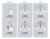 Люстра на штанге Ambrella Light High Light Modern LH55653