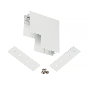 Коннектор угловой для магнитного шинопровода Myfar Accessories for MagLine 23 MT0201-CLW-W