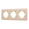 Рамка на 3 поста алюминиевая Arlight FRM-AKIRY-SFAL-3-GD 049742