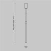 Подвесной светодиодный светильник Maytoni Technical Ray P022PL-L10MG3K