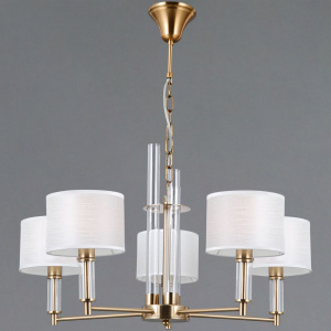 Подвесная люстра Illumico IL0755-5PSQ-25 BRASS GENOA