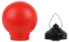 Уличный подвесной светильник Эра НСП 01-60-003 красный Б0052012