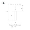 Трековый магнитный светильник Arlight MAG-MICROCOSM-SPOT-FLEX-R26-5W Warm3000 (WH, 24 deg, 24V) (IP20 Металл) 051838