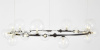 Подвесная люстра Lumina Deco LDP 7033-24 BK+CL