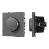 Светорегулятор задний фронт TRIAC серый базальт софт-тач Arlight SWT-DLR-SFPL-GR (250V, 300W) (Серый базальт) 054327(2)