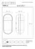 Уличный настенный светильник Lucide Capsule 29897/01/30