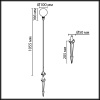Ландшафтный светильник Odeon Light Nature Dande 7121/2GLB