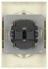 Розетка Эра Galaxy 15-2107-02 без заземления двойная 2X2P 16А-250В IP20 слоновая кость Б0071698