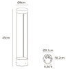 Ландшафтный светильник Arte Lamp New York A1645PA-1BK