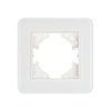 Рамка стеклянная на 1 пост Arlight FRM-OMALI-SFGS-1-WH 049675