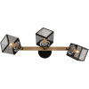 Спот Reluce 01591-3.3-03B BK+FGD+WOOD