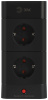 Сетевой фильтр ЭРА TWR-8es-1,5m-4USB-B башня с защитой заземлением с выключателем 8 розеток+4xUSBA+C 1,5м 16А черный Б0069072