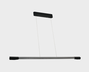Линейный подвесной светильник Italline IT013-6020 black/silver 3000K
