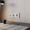 Розетка с USB, A+C Voltum S70 VLS040503 (кашемир)