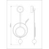 Настенный светильник Arte Lamp Polaris A2604AP-7GO