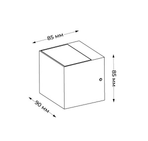 Уличный настенный светильник Italline IT3010