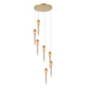 Каскадная люстра Arte Lamp Waterfall A1577SP-7GO