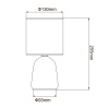 Настольная лампа Uniel UML-B305 E14 BLACK UL-00012420