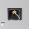 Встраиваемый светильник Maytoni Alfa LED DL043-01-10W3K-SQ-B-1